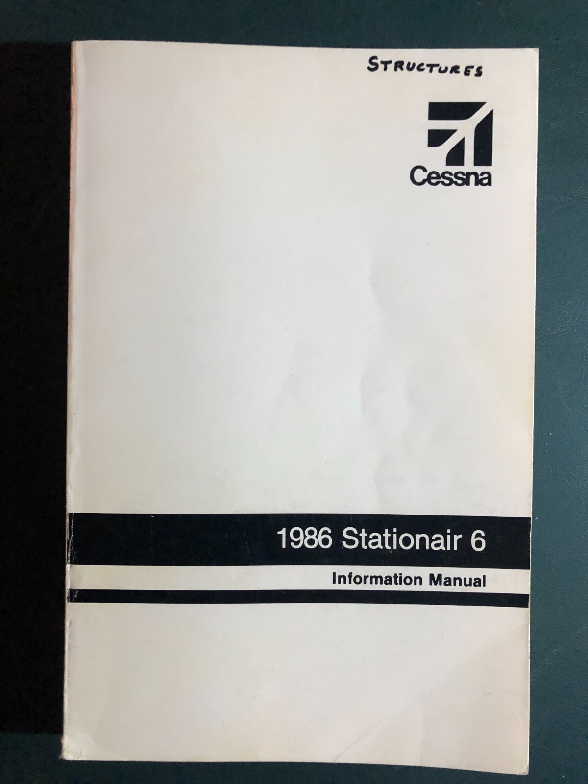 Cessna Pilot Information Manual U206G  Stationair 6, 1986