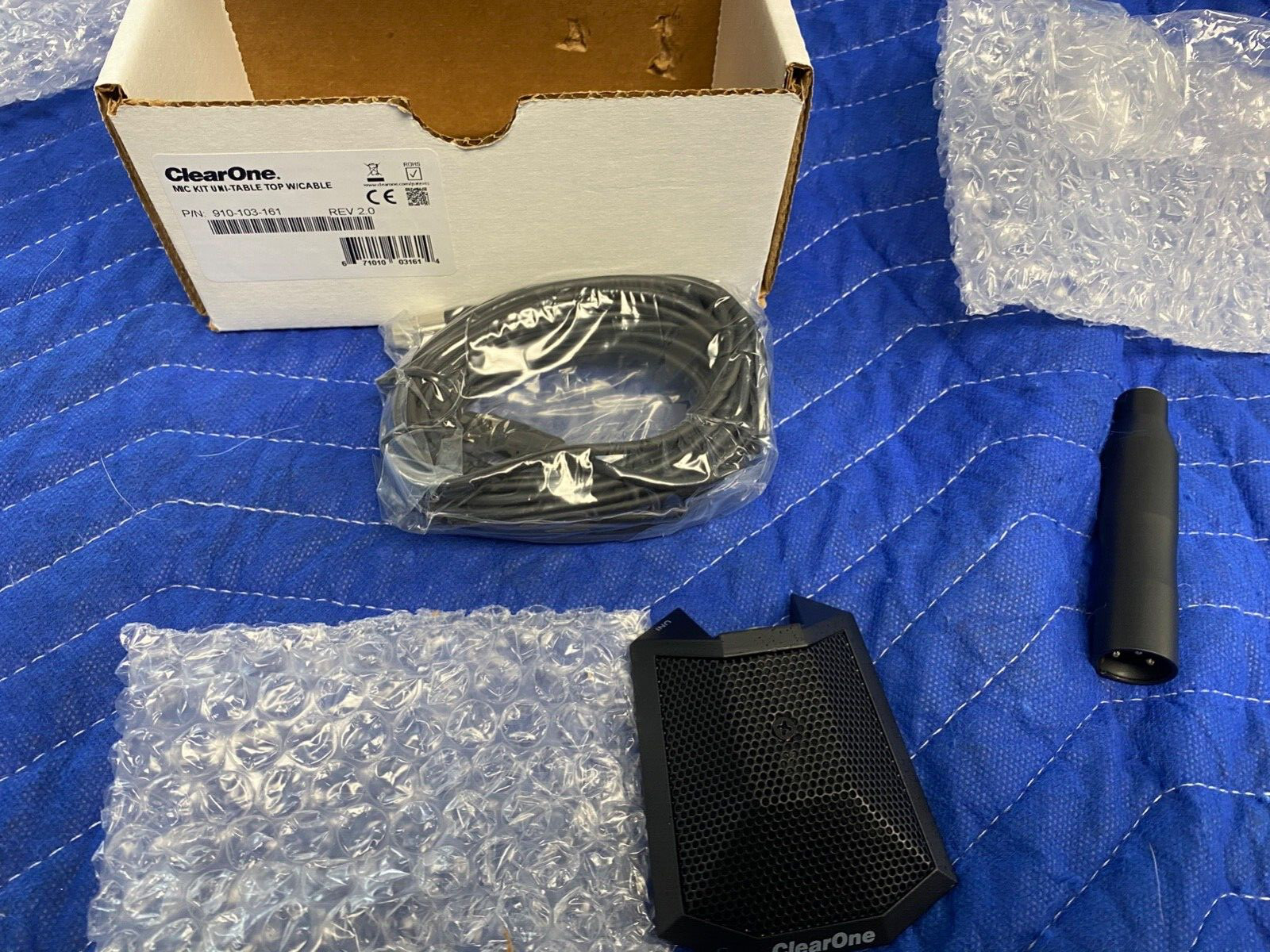ClearOne MIC Kit UNI-Table Top With Cable 910-103-161 Black