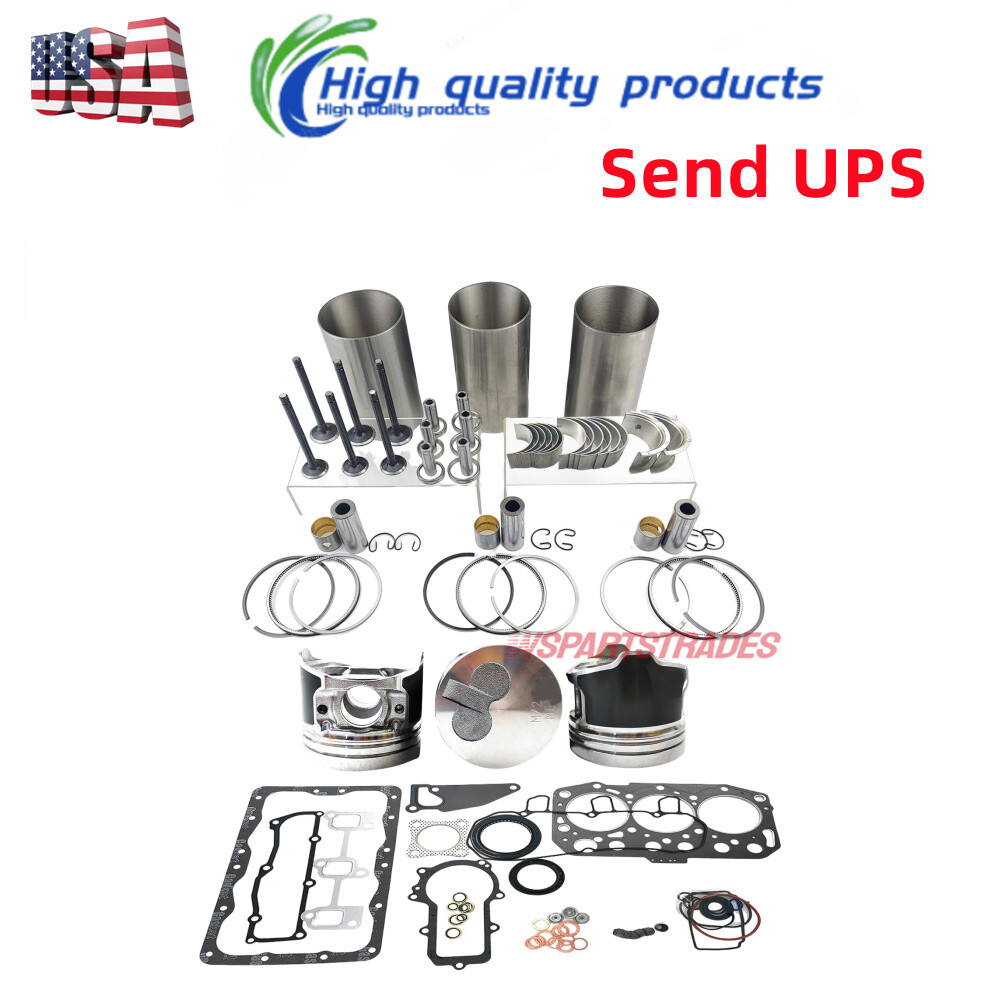 3TNM72 Engine STD Overhaul Rebuild Kit For Yanmar 3TNM72-HA 3TNM72-GGE  Engine