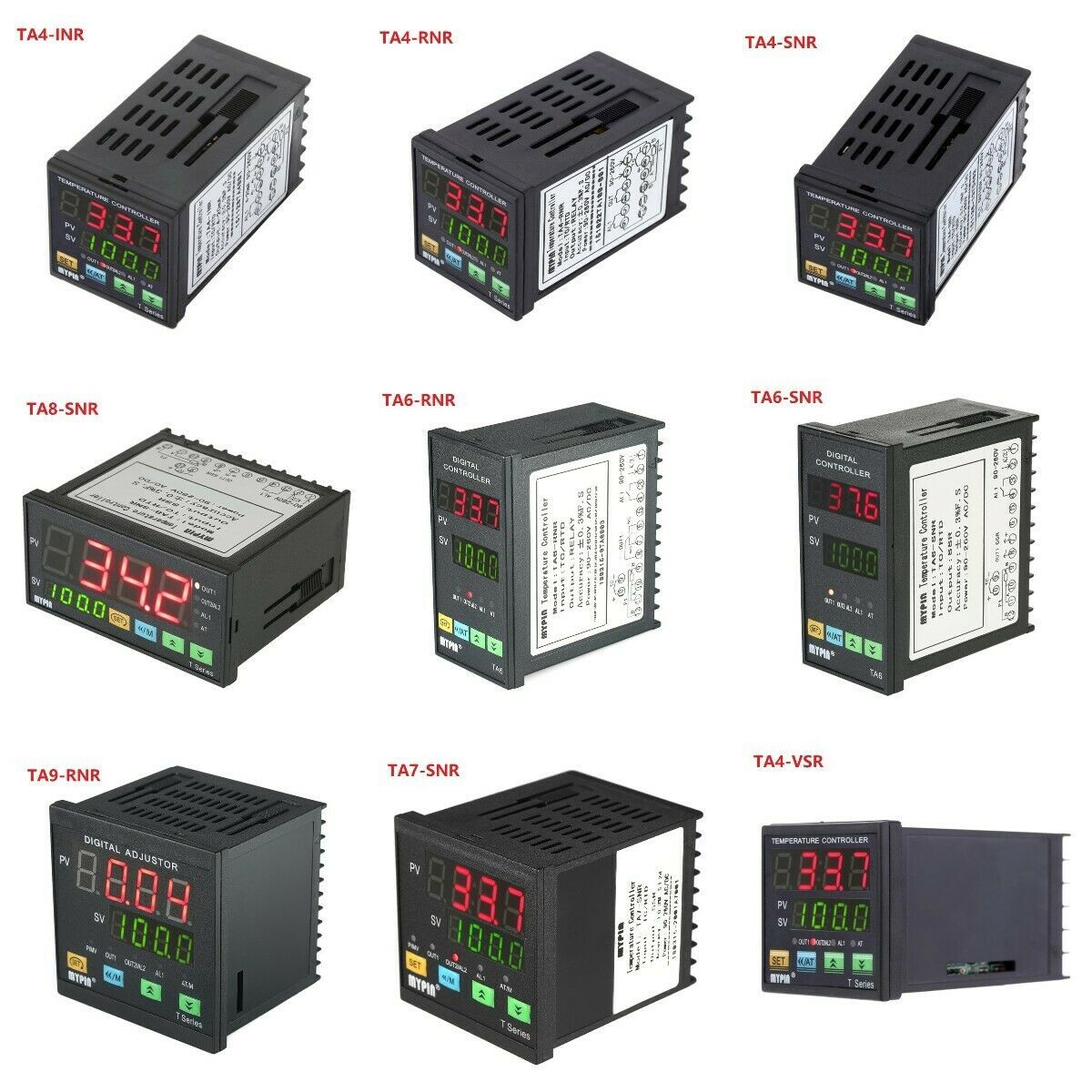Temperature controller TA4-SNR/TA7-SNR/TA8-SNR/TA6-RNR digital relay output