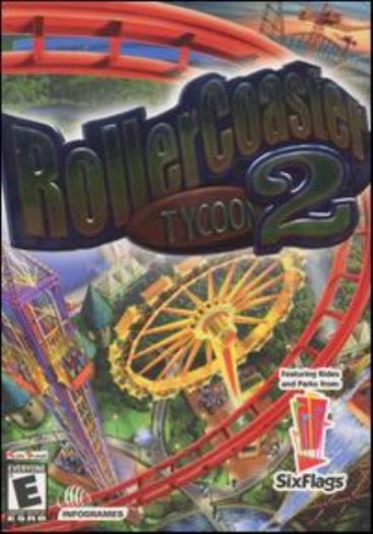 RollerCoaster Tycoon II 2 PC CD build rides amusement park simulation mogul game
