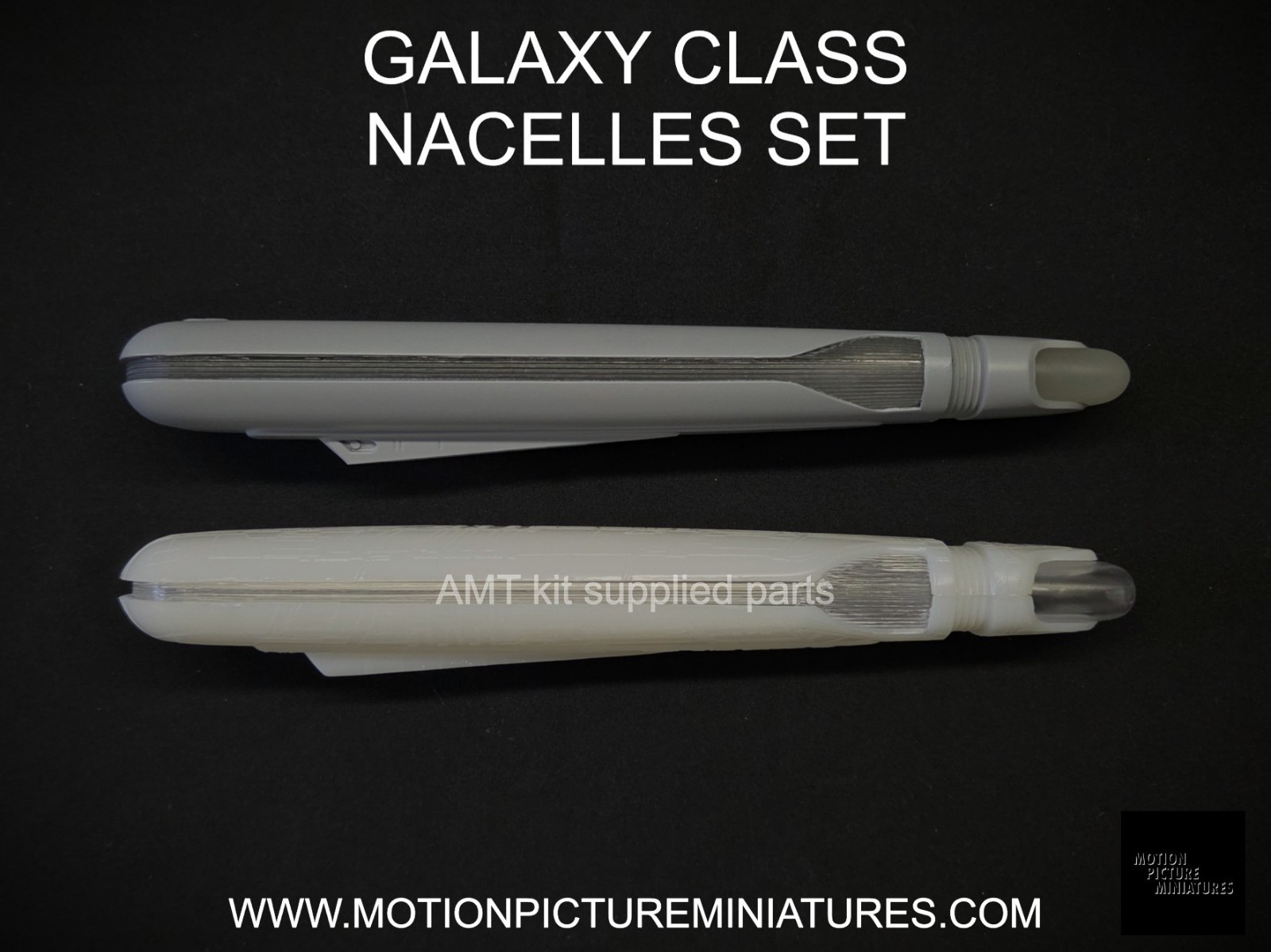 Enterprise D Galaxy Class UPGRADES SET, 1/1400 AMT, Round2, Star Trek, model kit