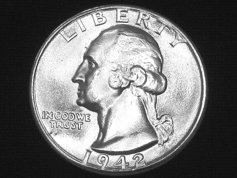 1942-D Washington Quarter --- Gem Uncirculated