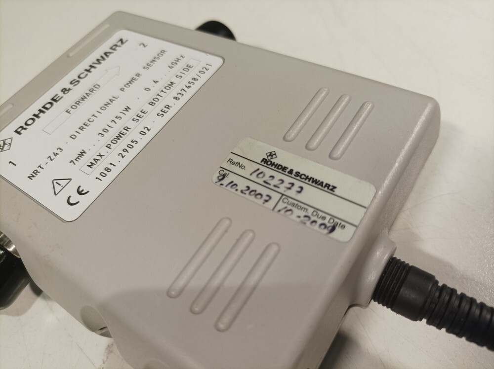 Rohde & Schwarz NRT, Power Reflection Meter + NRT-Z43 Directional Power Sensor