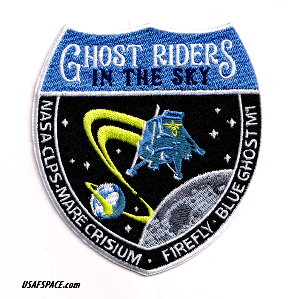 Authentic FIREFLY BLUE GHOST M1 NASA USSF SATELLITE Mission PATCH