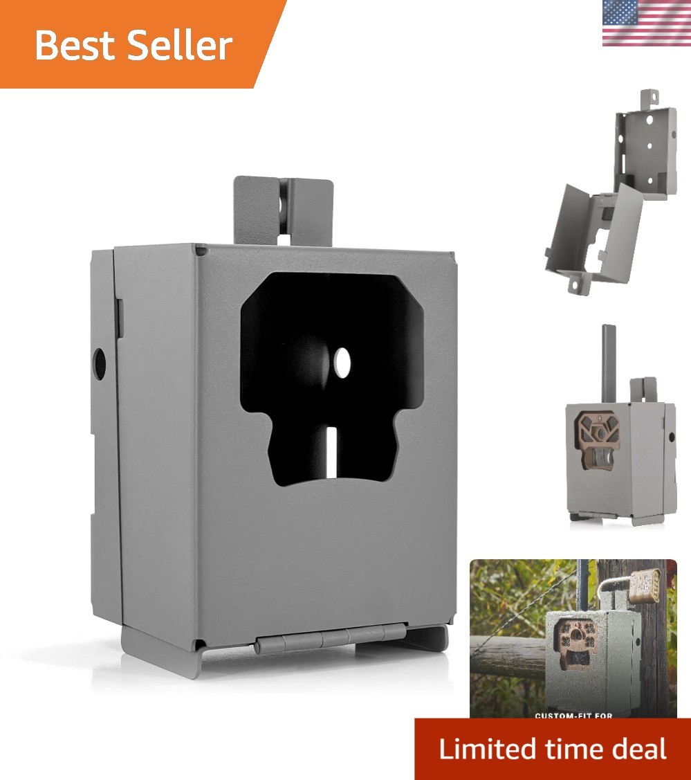 Weatherproof Security Box for Edge Trail Cameras - Includes Mounting Hardware