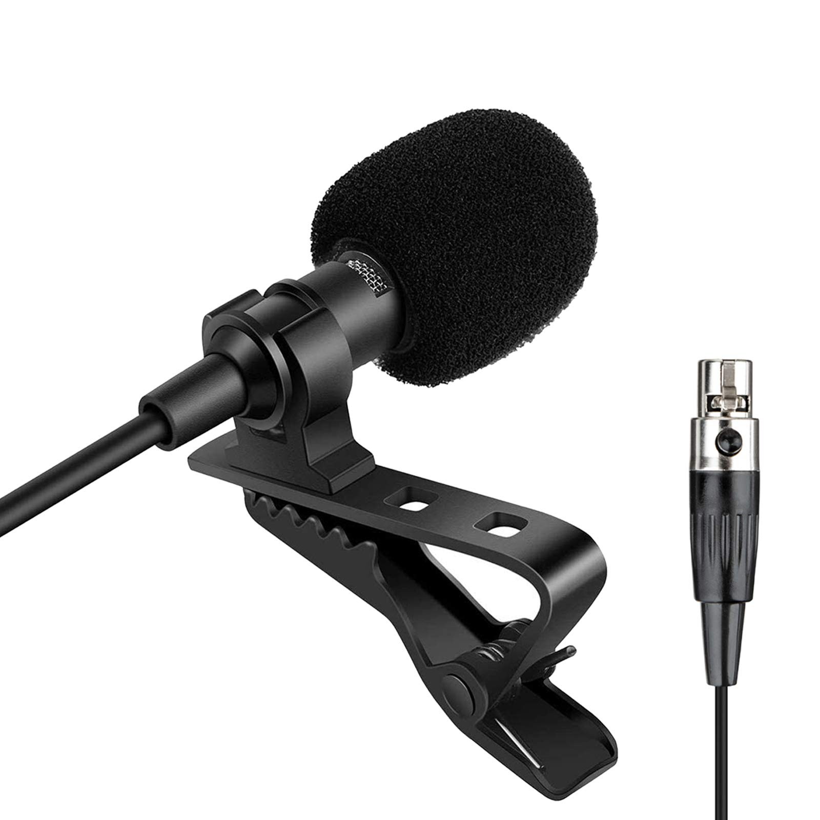 Lavalier Microphone Lapel Microphone Compatible with Shure Wireless Transmitt...