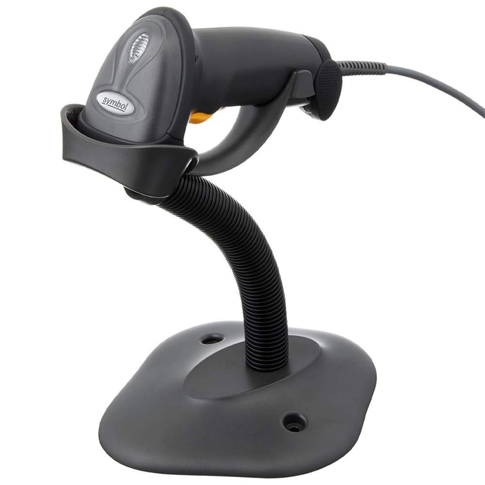 Zebra Symbol LS2208 Barcode Scanner Kit (LS2208-SR20007R-NA)USB Cable Stand USA