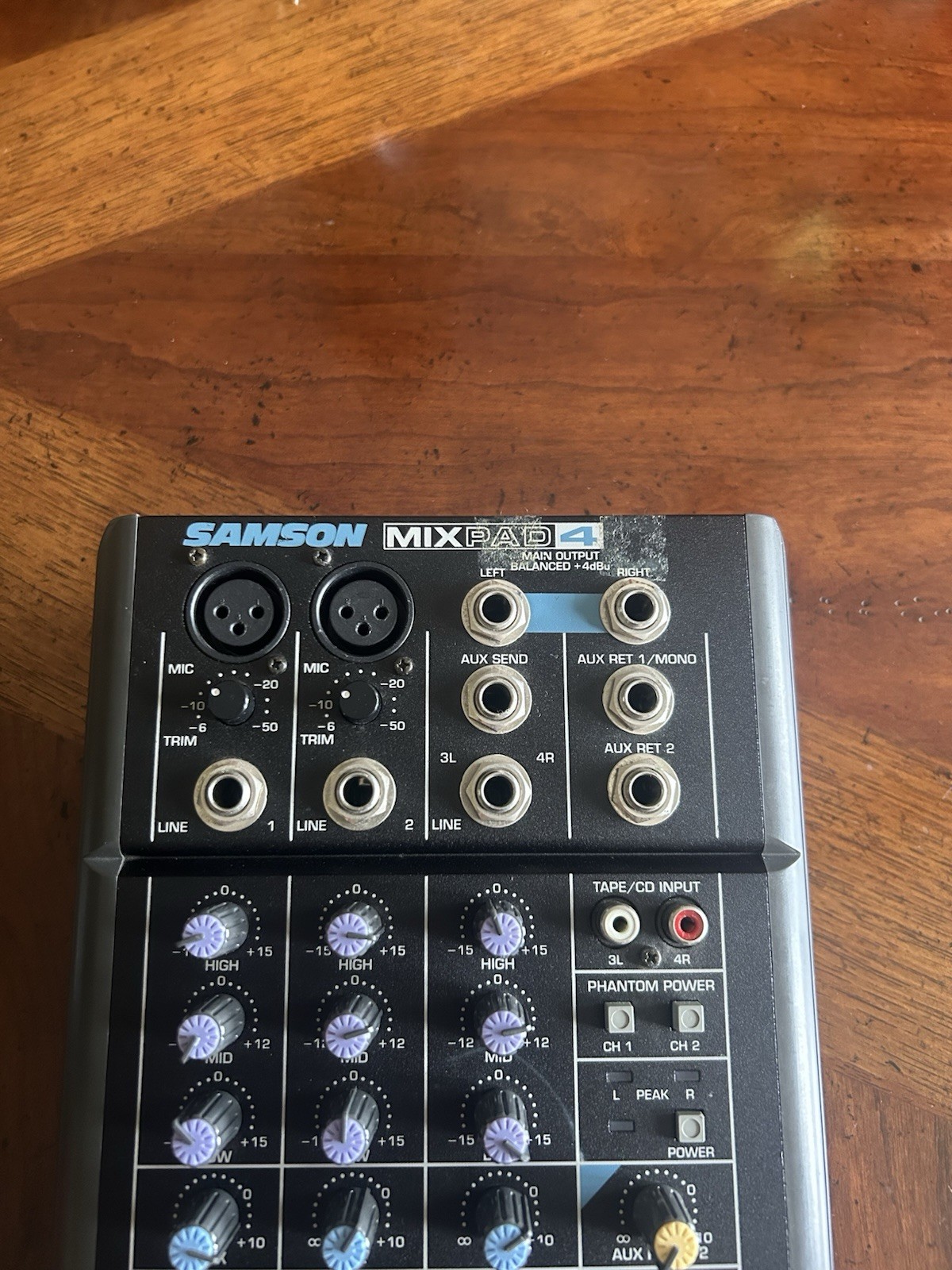Samson MixPad 4 Compact 4-Channel Stereo Mixer