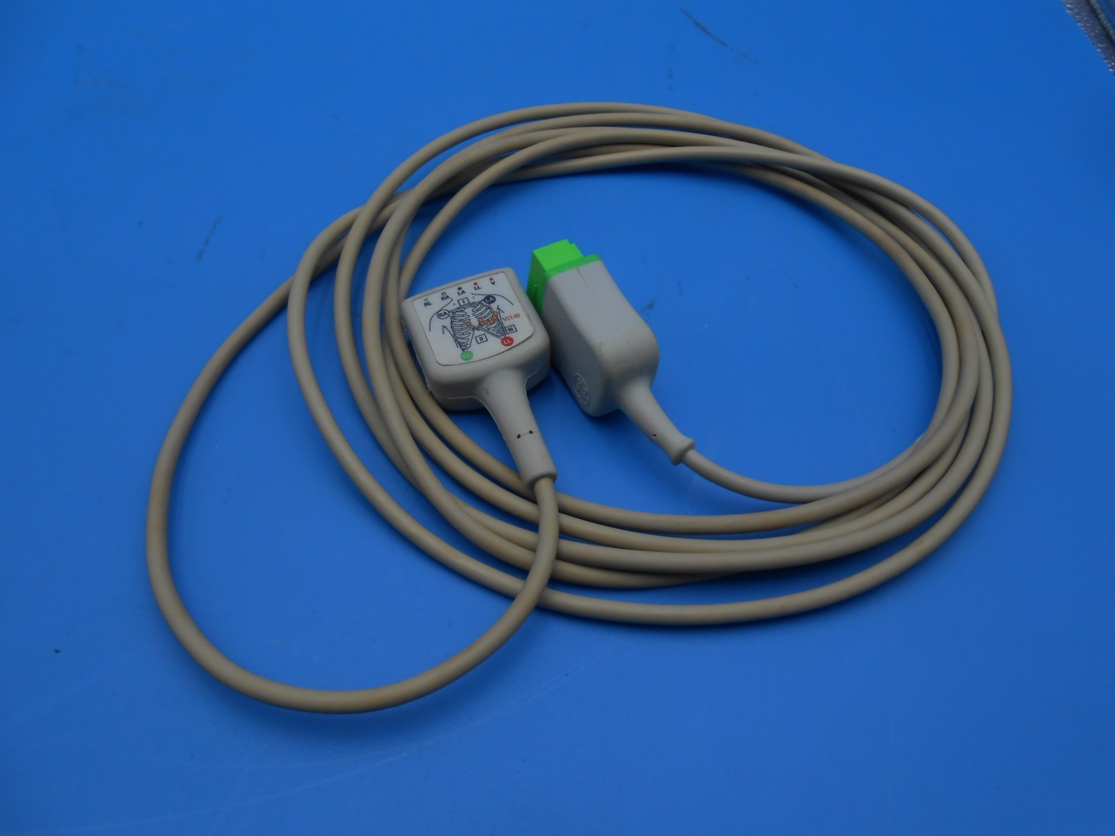 GE Multi-Link 2017003-001 5 Lead ECG Trunk Cable Only