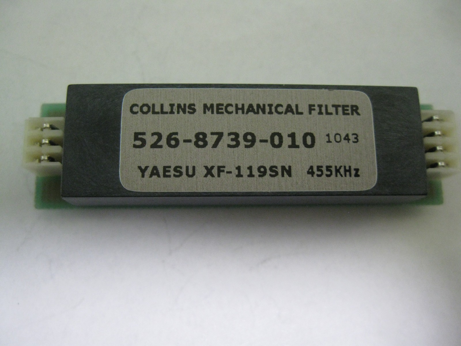 Yaesu YF-122S  (marked as XF-119SN)  2.3kHz SSB plug in filter FT-817, 857, 897