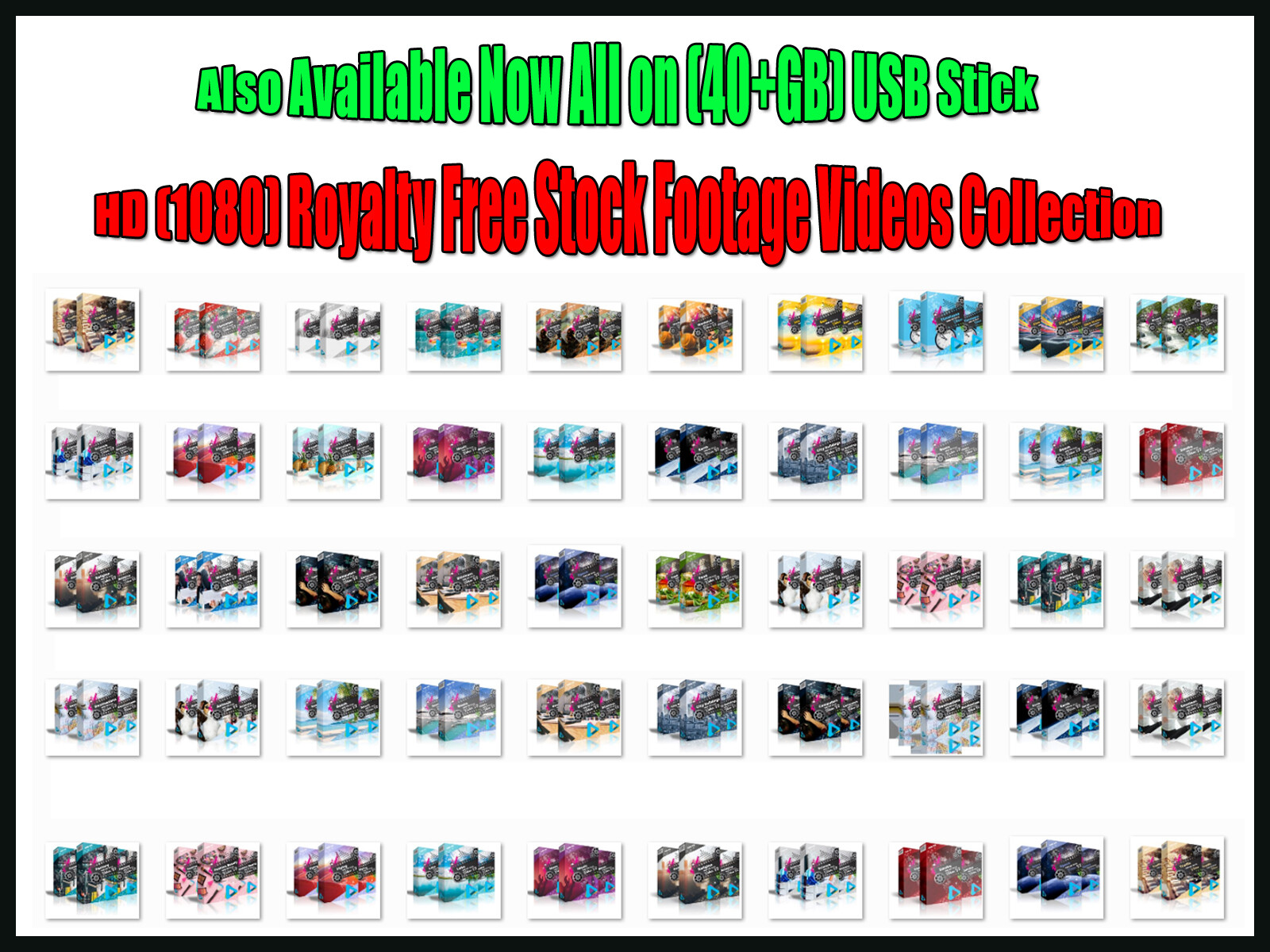 HD (1080) Royalty Free Stock Footage Videos "Animals" Collection on DvD-Rom