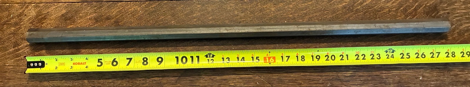 Vintage Octagon Rifle Barrel 7/16” Bore 27  13/16” Long, Muzzleloader? 45 Cal?