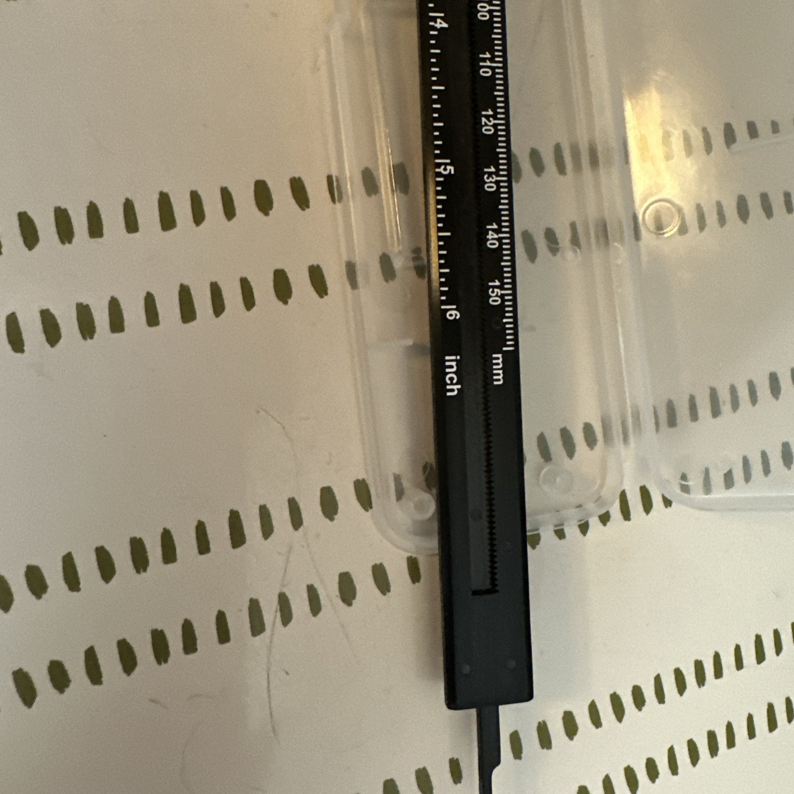 Johnson 6" Dial Caliper White Dial +/-0.0010 in Accuracy 0-6 in Range