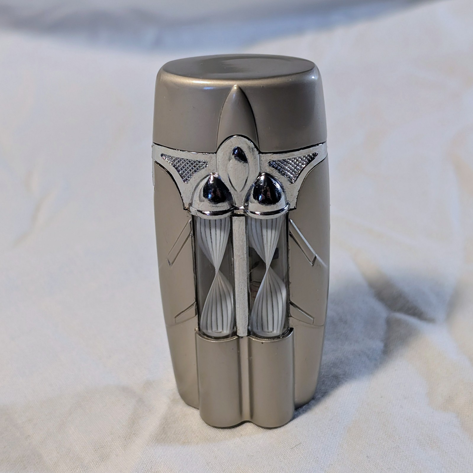 Vintage Spiral Jet Rocket Space Ship Missile Pocket Lighter