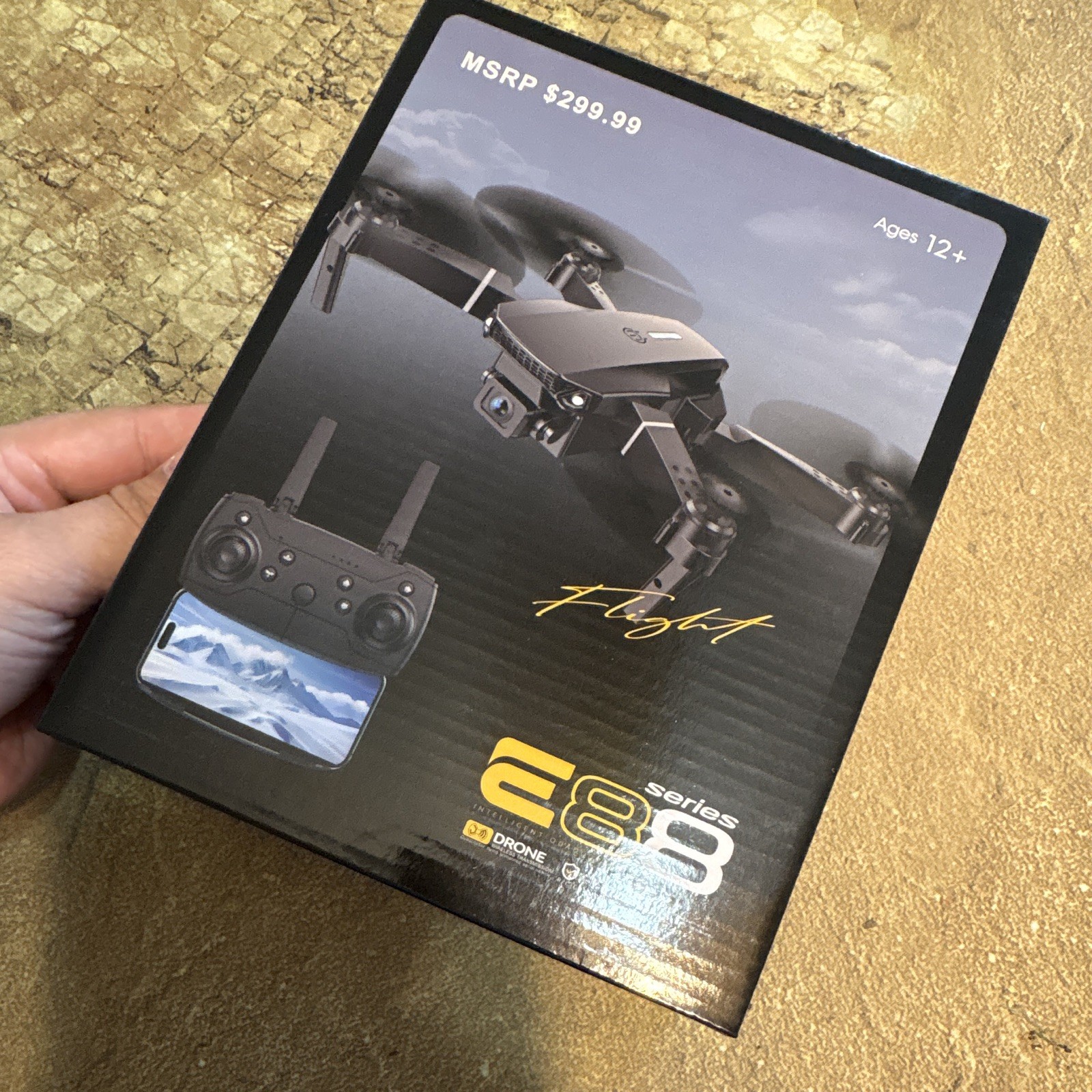 E88 Foldable Quadcopter Drone with Camera FPV App Control - Unused New In Box