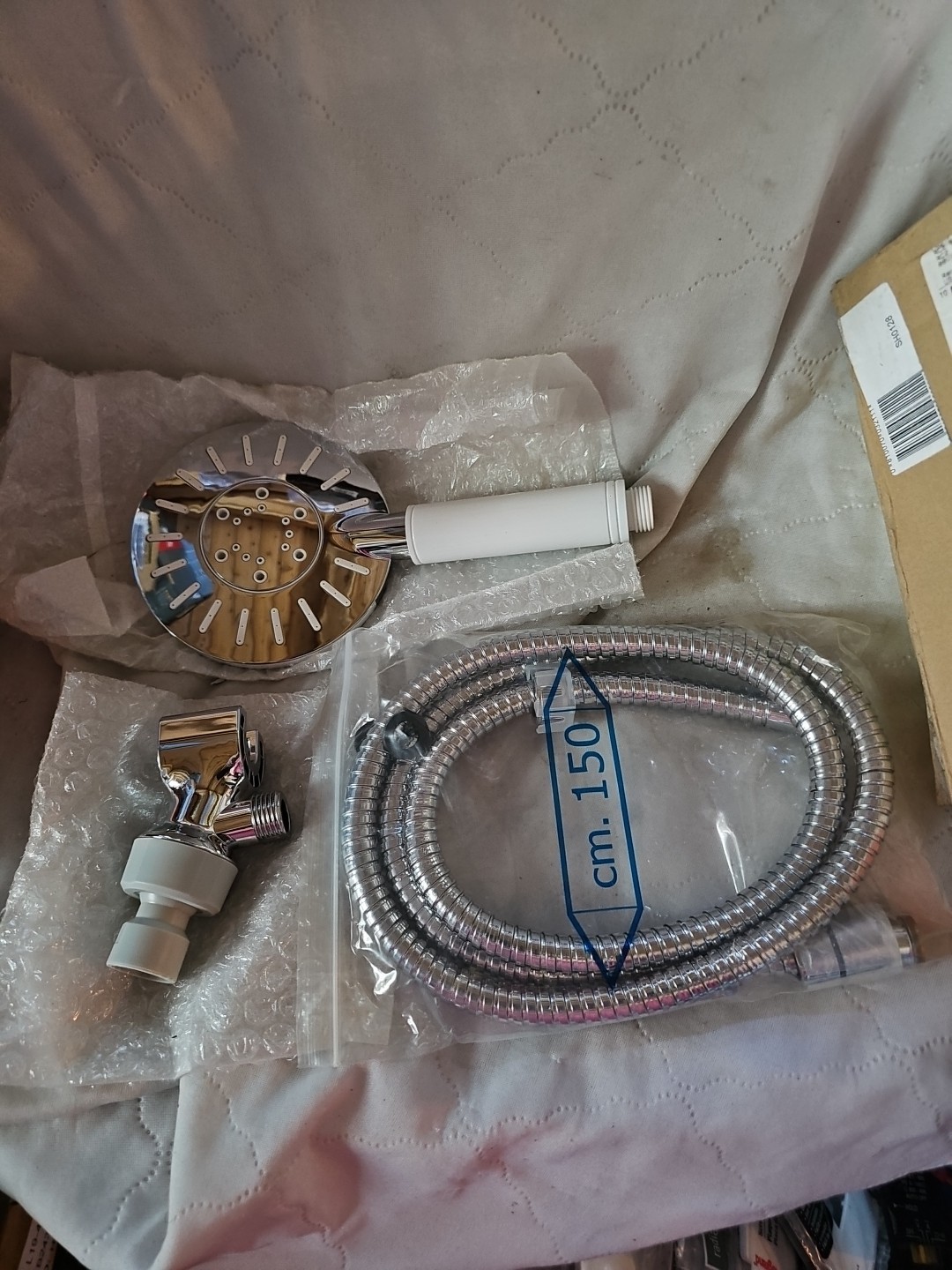 Unbranded 3 Setting 4.75" Handheld Shower  Sprayer In Chrome And White