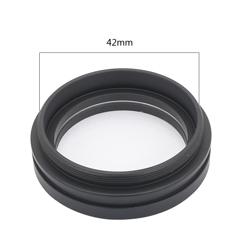 1X Barlow Auxiliary Objective Lens for Stereo Microscopes M42/M48/M50 Thread