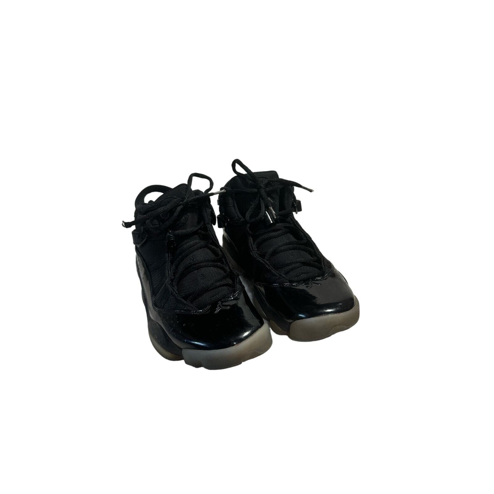 Air Jordan Six Rings Black Ice Basketball Shoes 322992-011 Size 9.5