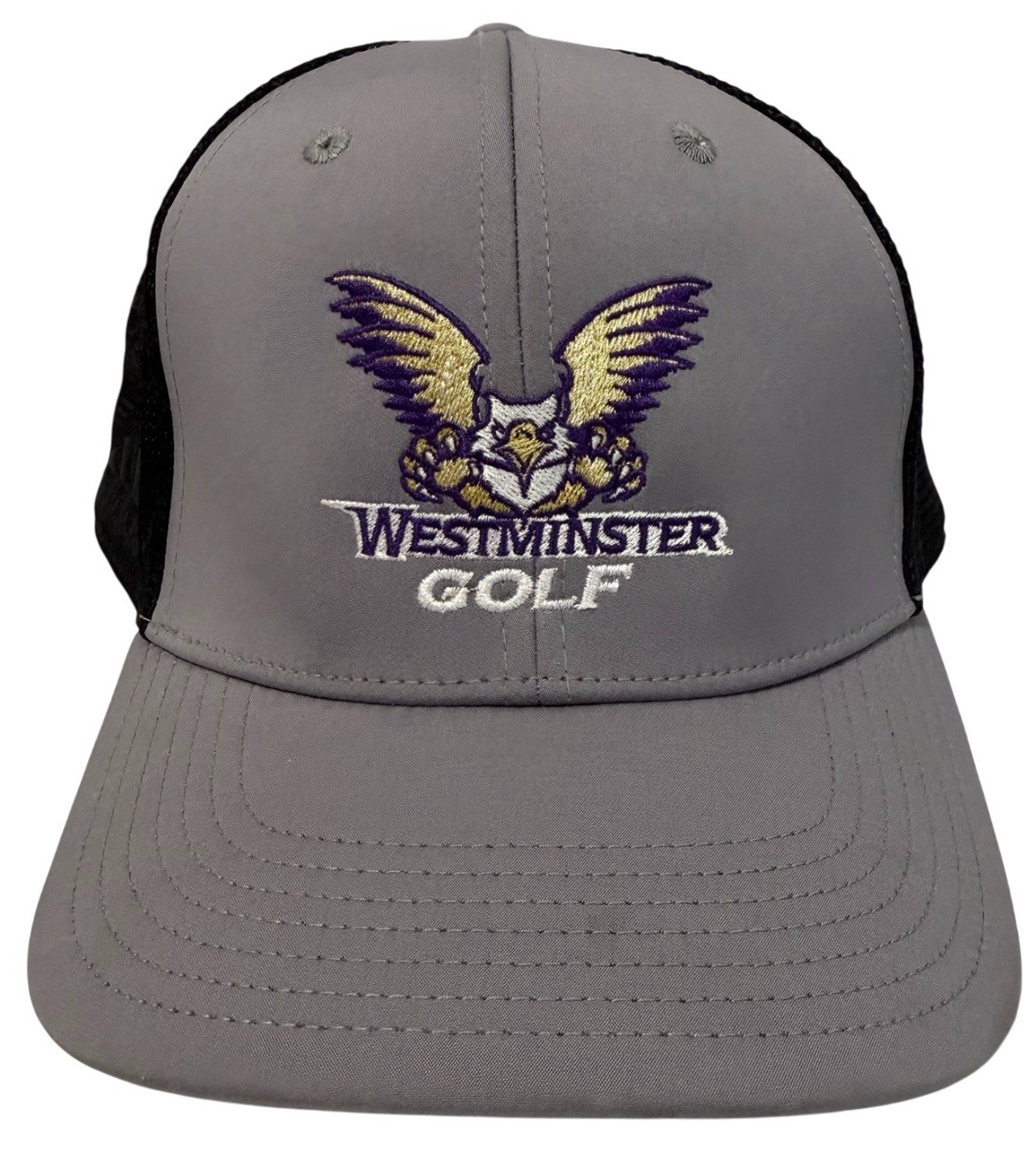Westminster University Griffins NCAA Gray Golf  Snapback by Adidas - OSFA