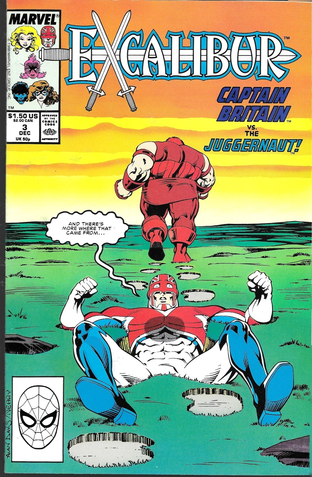 EXCALIBUR COPPER AGE COMICS FOR ONLY $1.49 EACH - HIGH GRADE MARVEL, YOU PICK!