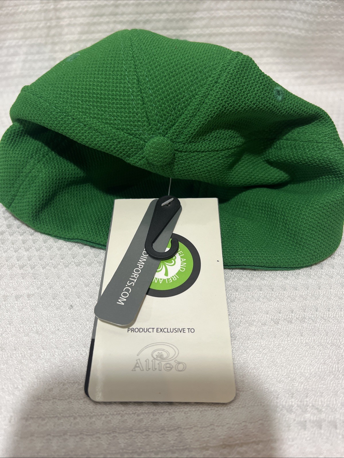 Shamrock Hat Green Stretch BBall NWT