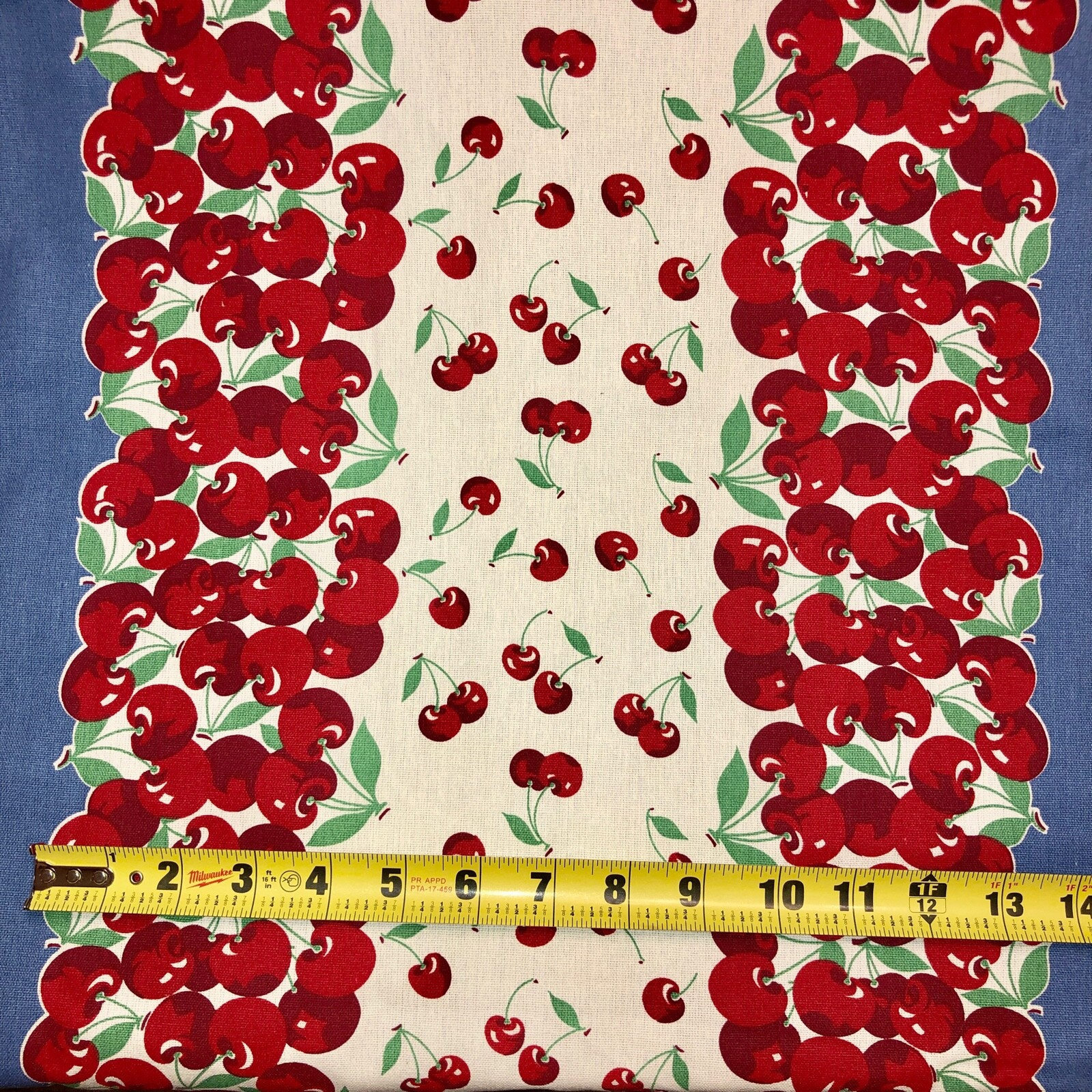 MODA 100% cotton toweling fabric Very Cherry - 920-158 - 16 in wide x 36 in