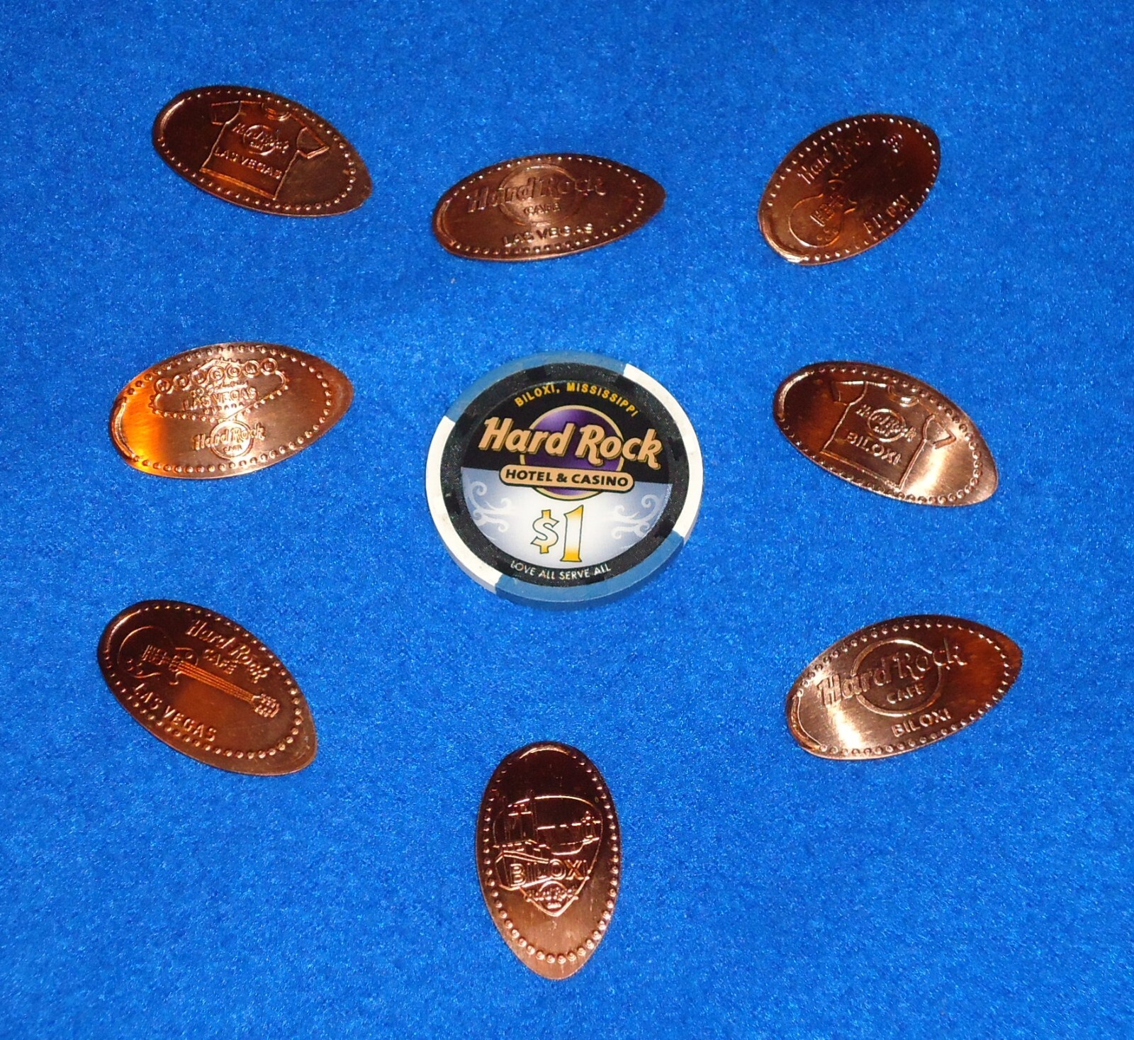 BRAND NEW ELECTRIFYING HARD ROCK LAS VEGAS NOLA BILOXI PENNY COLLECTOR'S ITEM