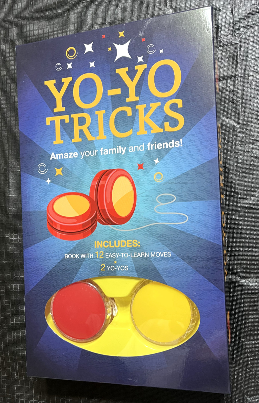 YO YO Tricks set includes 2 Yo-yos and Book with easy instructions