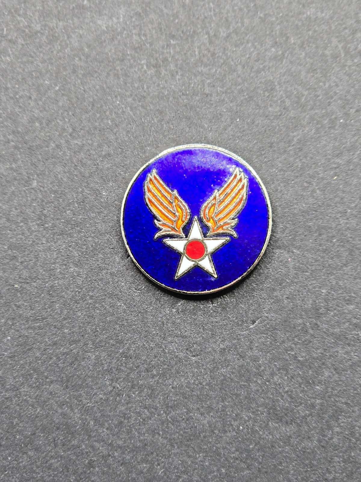 US Army Air Corps Metal Enamel Lapel Hat Pin