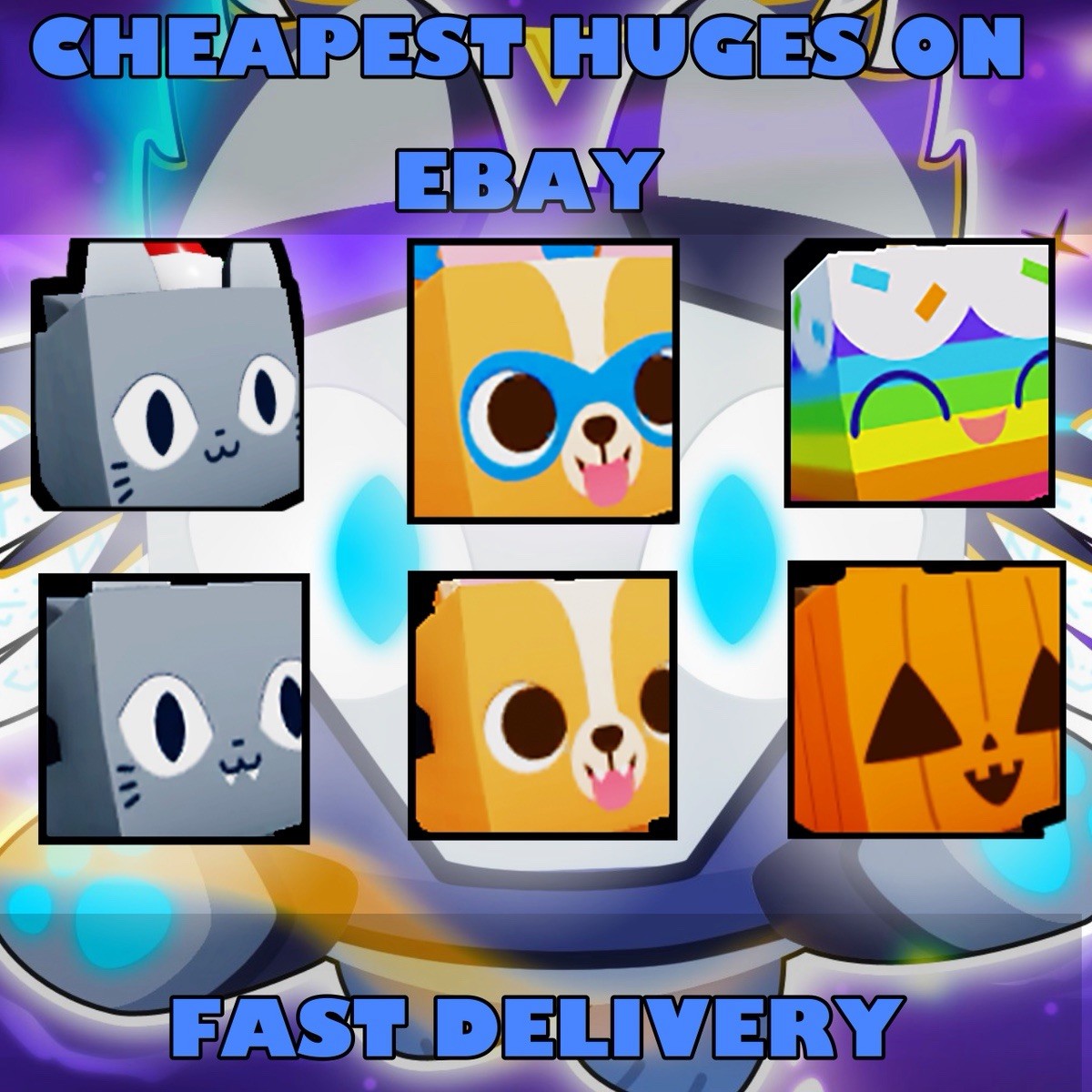 Pet Simulator X Huge Pets Game Item/ 10x Huges