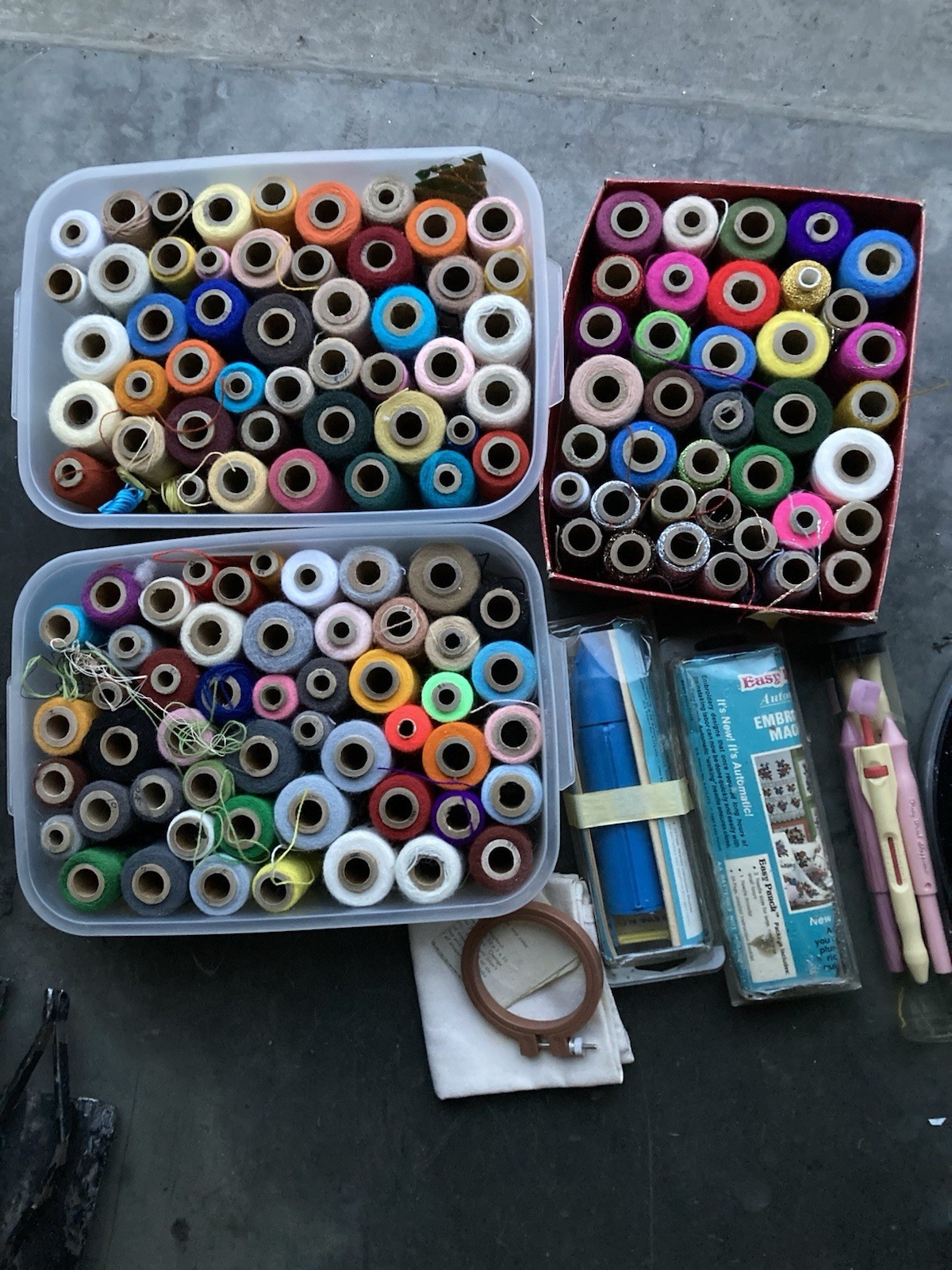 Embroidery Crafting Collection Thread Automatic Embroidery Machine Basket Etc