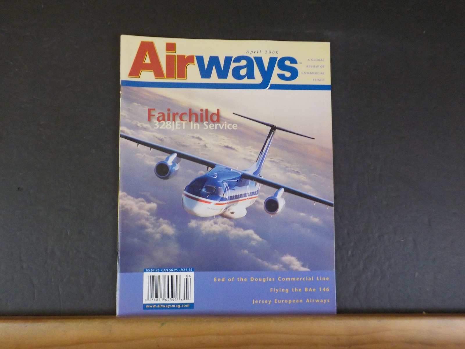 Airways Magazine 2000 April #50 Fairchild 328Jet in Service Douglas Commerical L