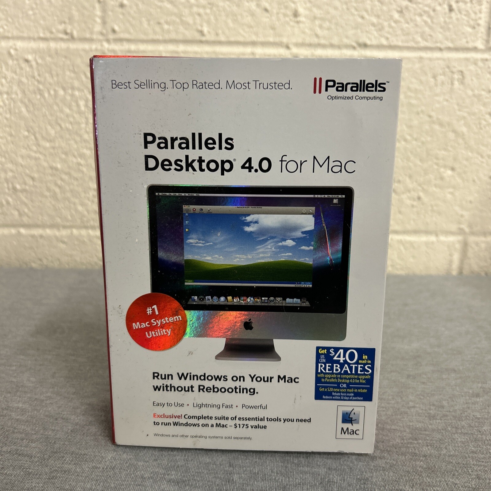 Parallel Desktop 4.0 for Mac OS X 10.4.11 or Later (Sealed)