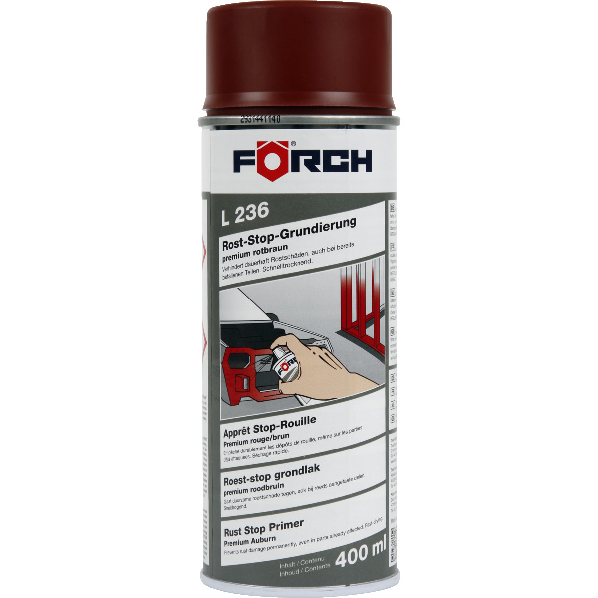 Rust-Stop Förch Primer Premium Red Brown L236 62000505