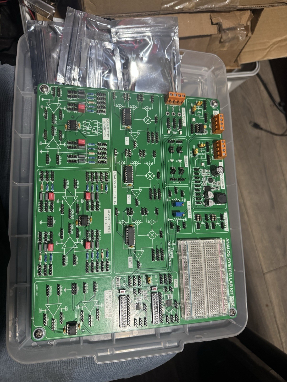 Texas instruments TI Analog System Lab Kit PRO By MIKrOEL (ASLK)￼