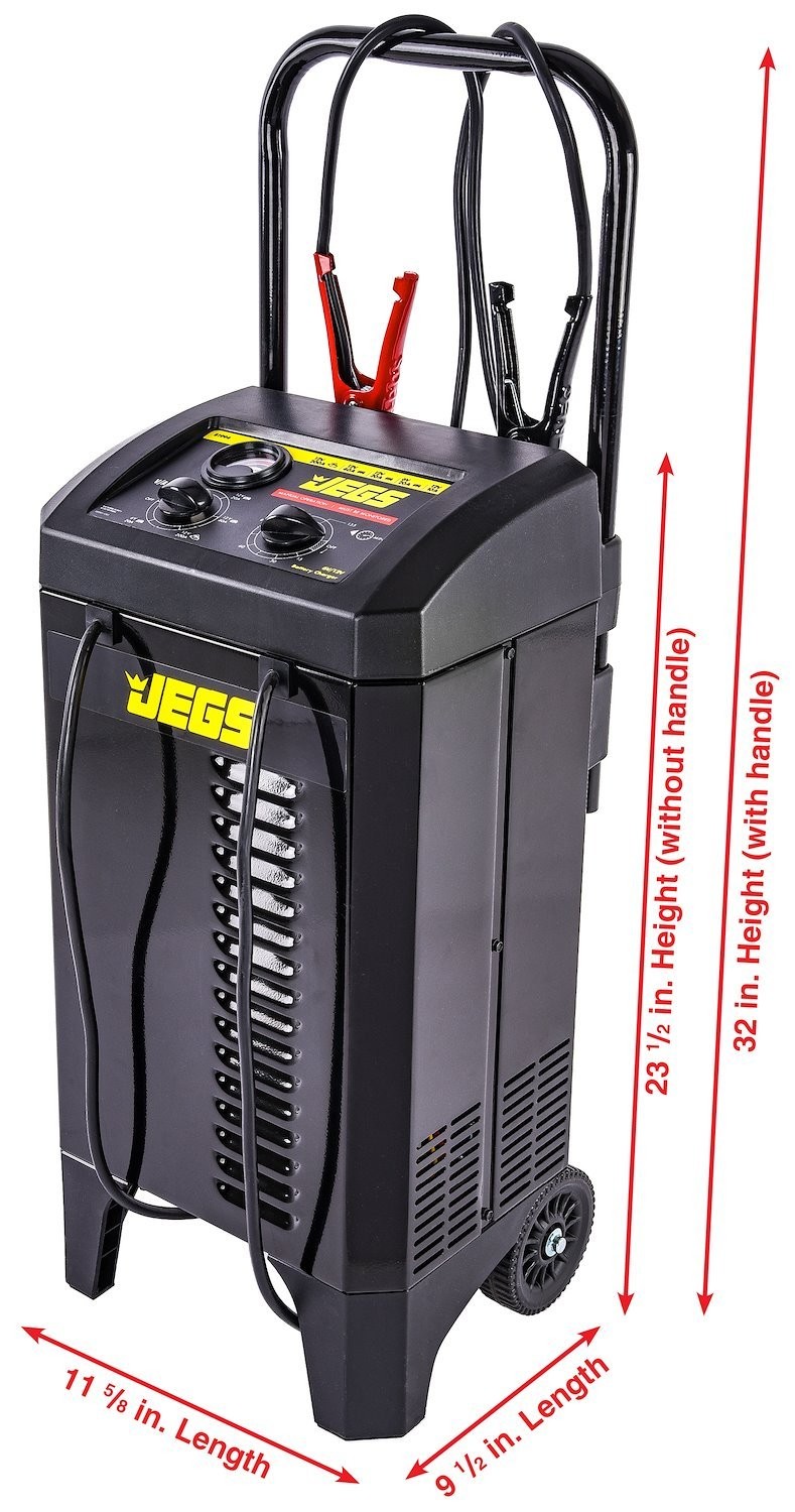 JEGS 81994 Battery Charger and Engine Starter [6 & 12-Volt, 200 Amp]