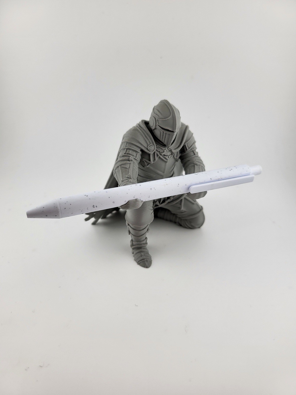 Knight Pen Holder Medieval Warrior Desk Organizer