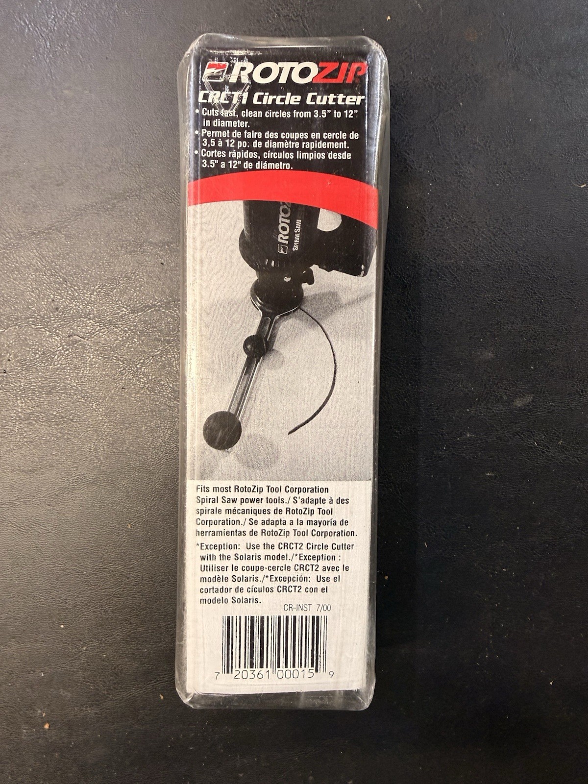 ROTO ZIP CRCT1 3.5" TO 12" DIAMETER CIRCLE CUTTER