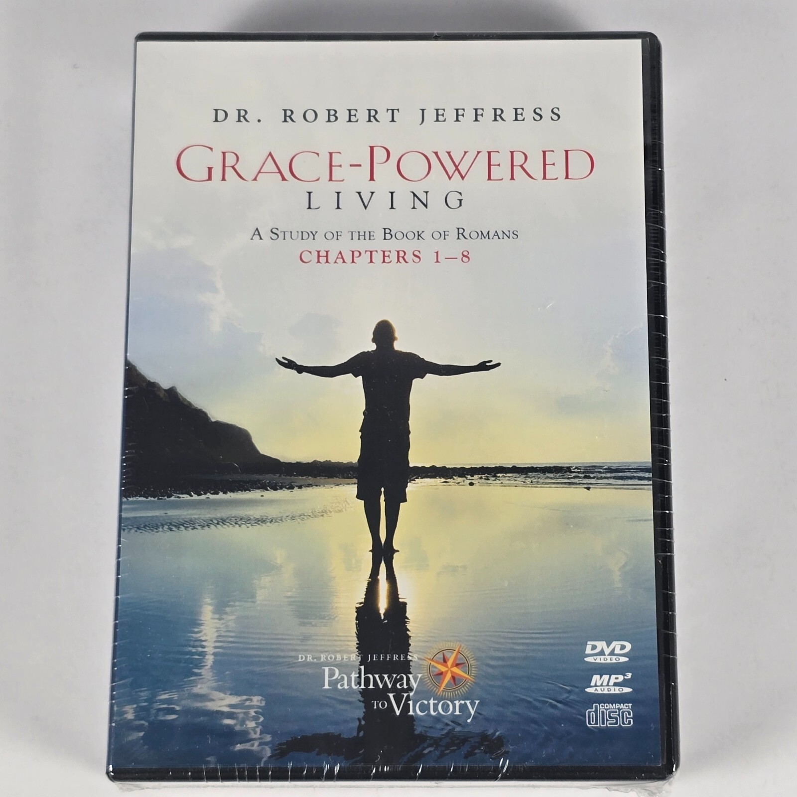 Robert Jeffress Grace Powered Living Romans 1-8 on 6 DVD and 4 MP3 CDs SEALED