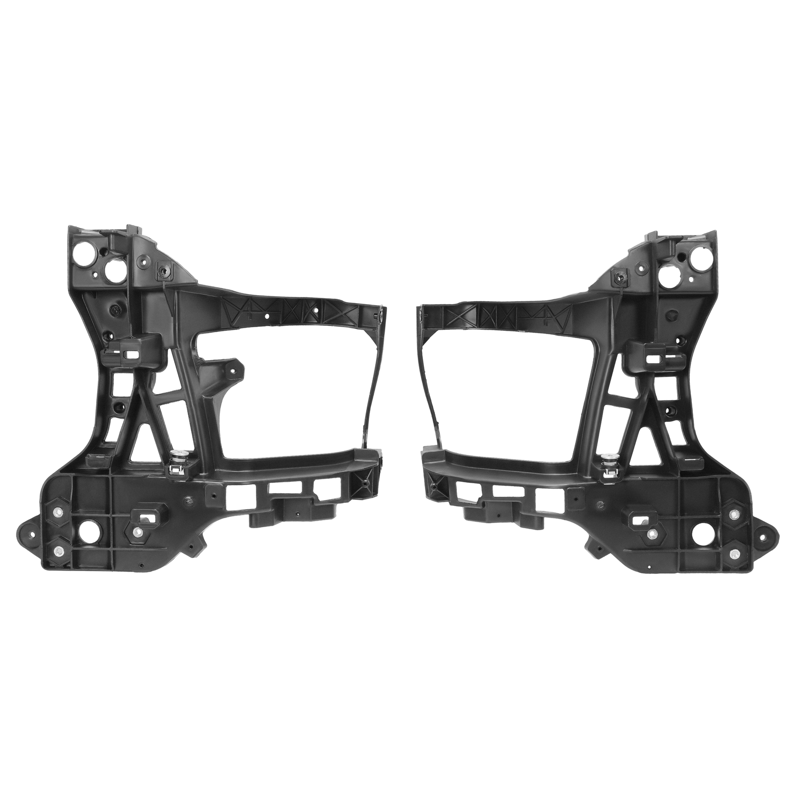 HECASA Pair of Radiator Support Headlight Brackets For 2013-24 20 Ram 1500 2500