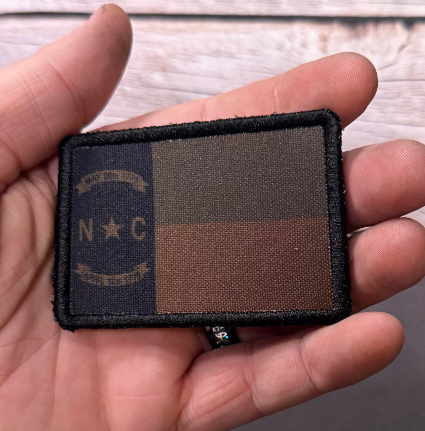 Tactical North Carolina State Flag Morale Patch, 2x3" | VELCRO® Brand Fastener