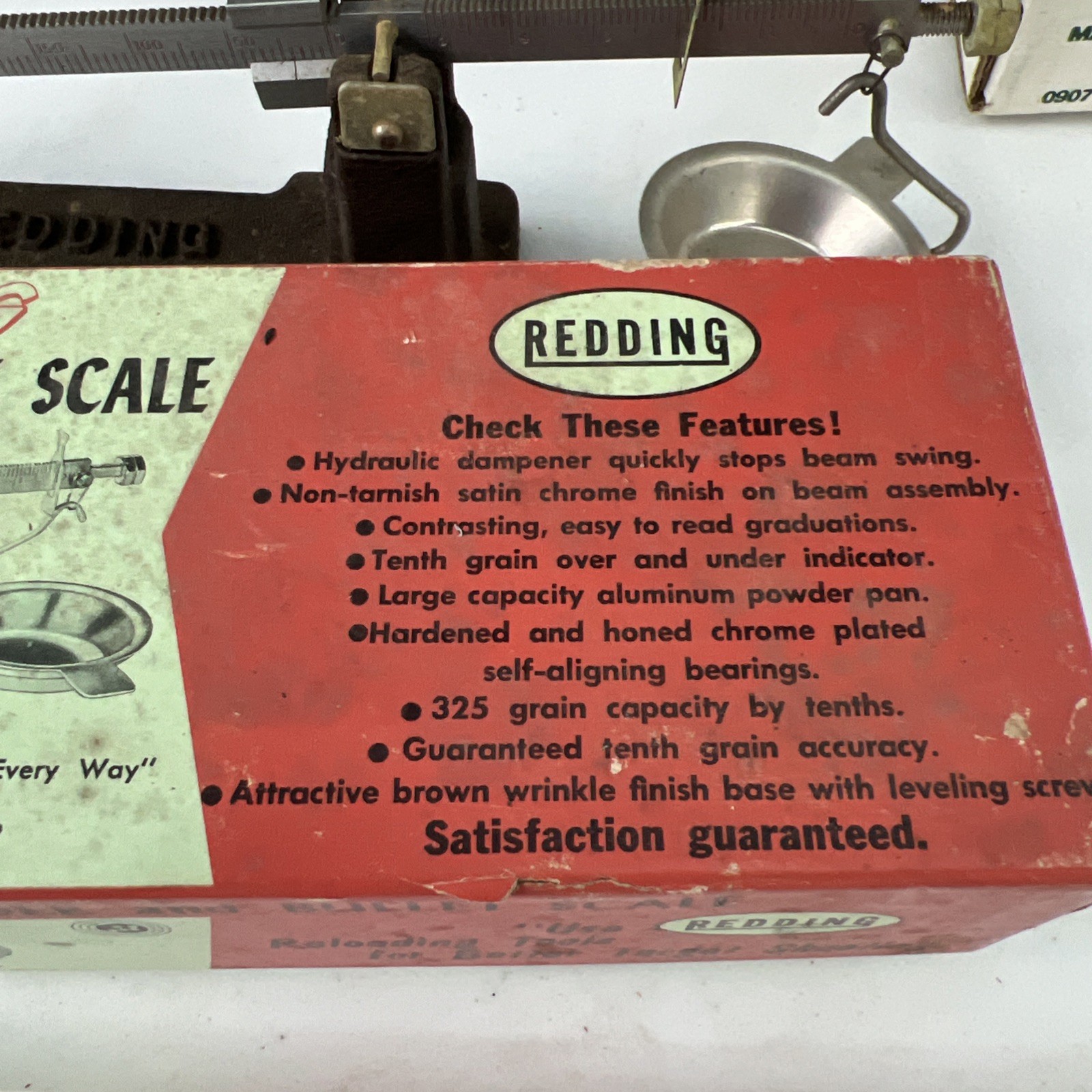 Redding Powder & Bullet Scale NOS