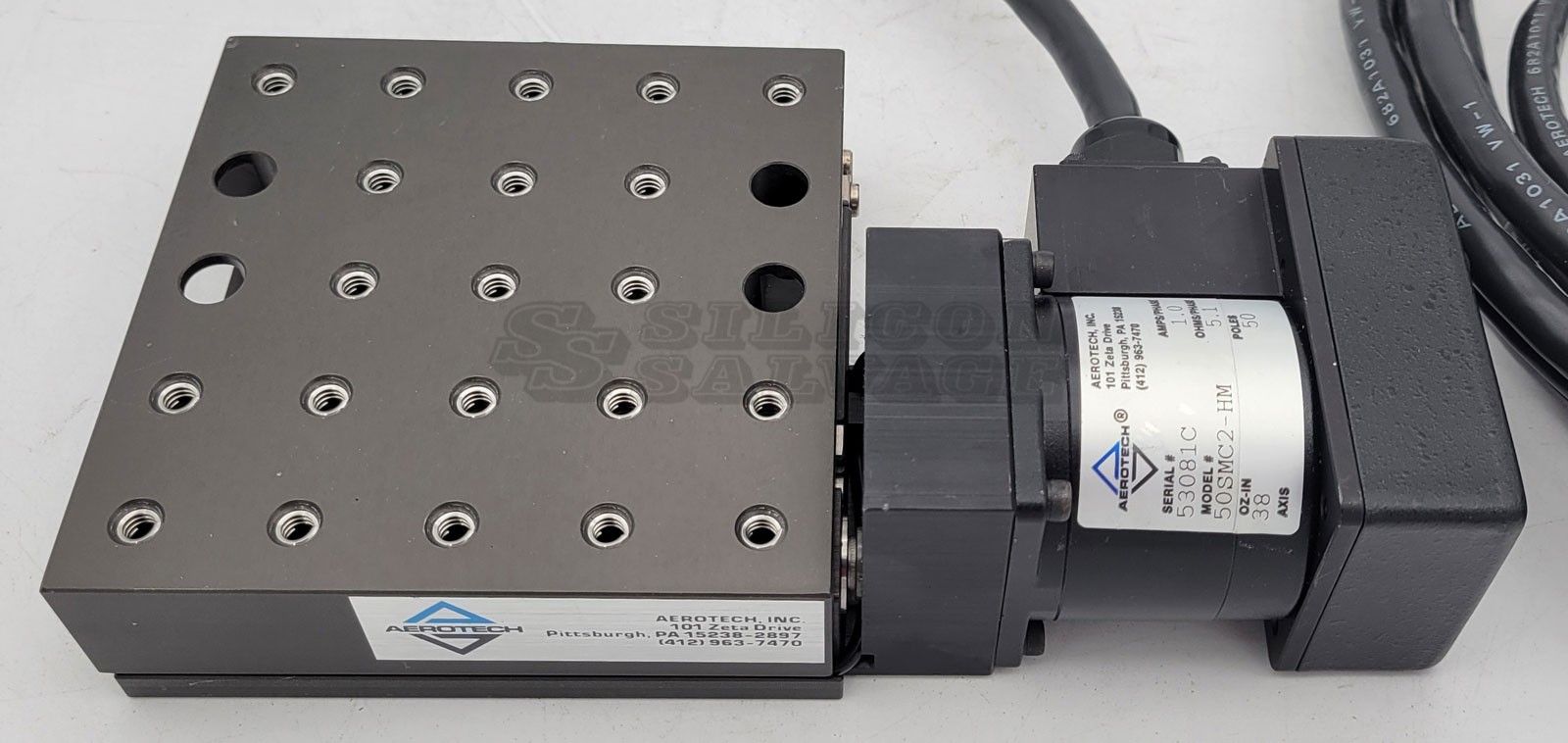 Aerotech ATS302 Linear Stage w/ 50SMC2-HM Motor