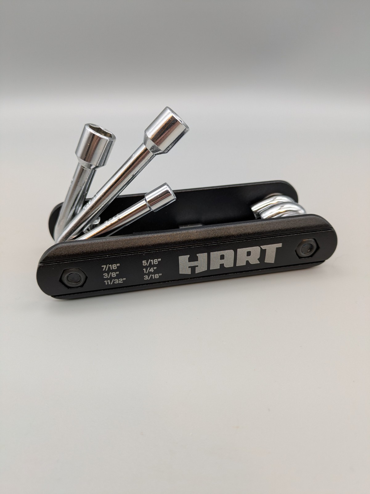 HART 6-Piece FOLDING NUT DRIVERS SAE 360° ROTATION | 1/4" MAGNETIC BIT HOLDER