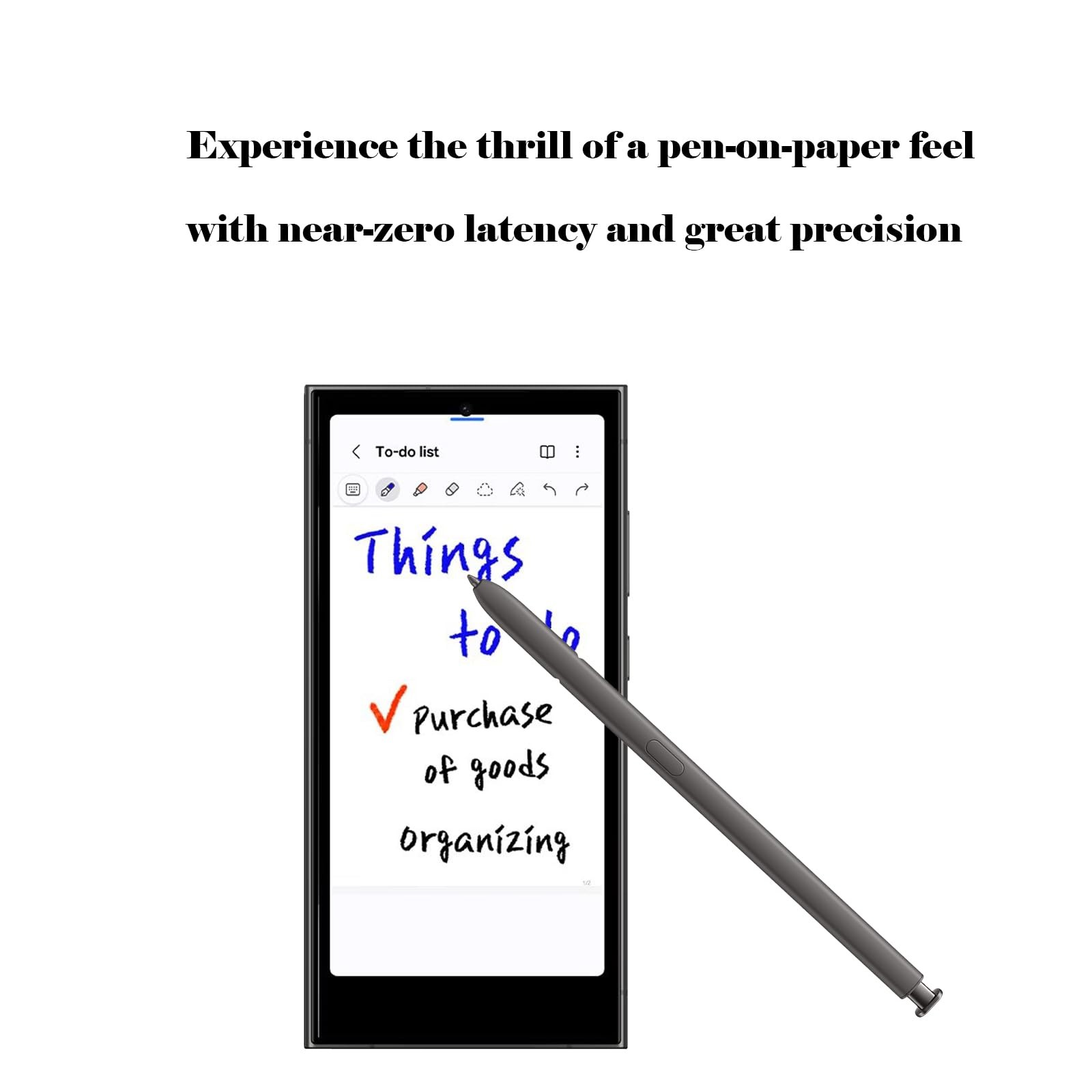Galaxy S24 Ultra Stylus Pen WithoutBluetooth Replacement for Dark Gray