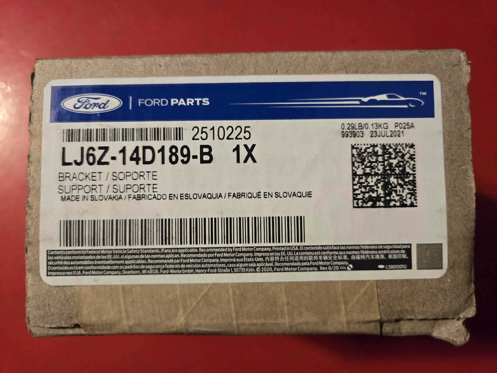 Genuine Ford Blind Spot Radar Bracket LJ6Z-14D189-B
