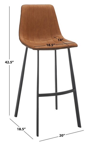 Safavieh RHYATTE BAR STOOL, Reduced Price 2172747491 BST3018A