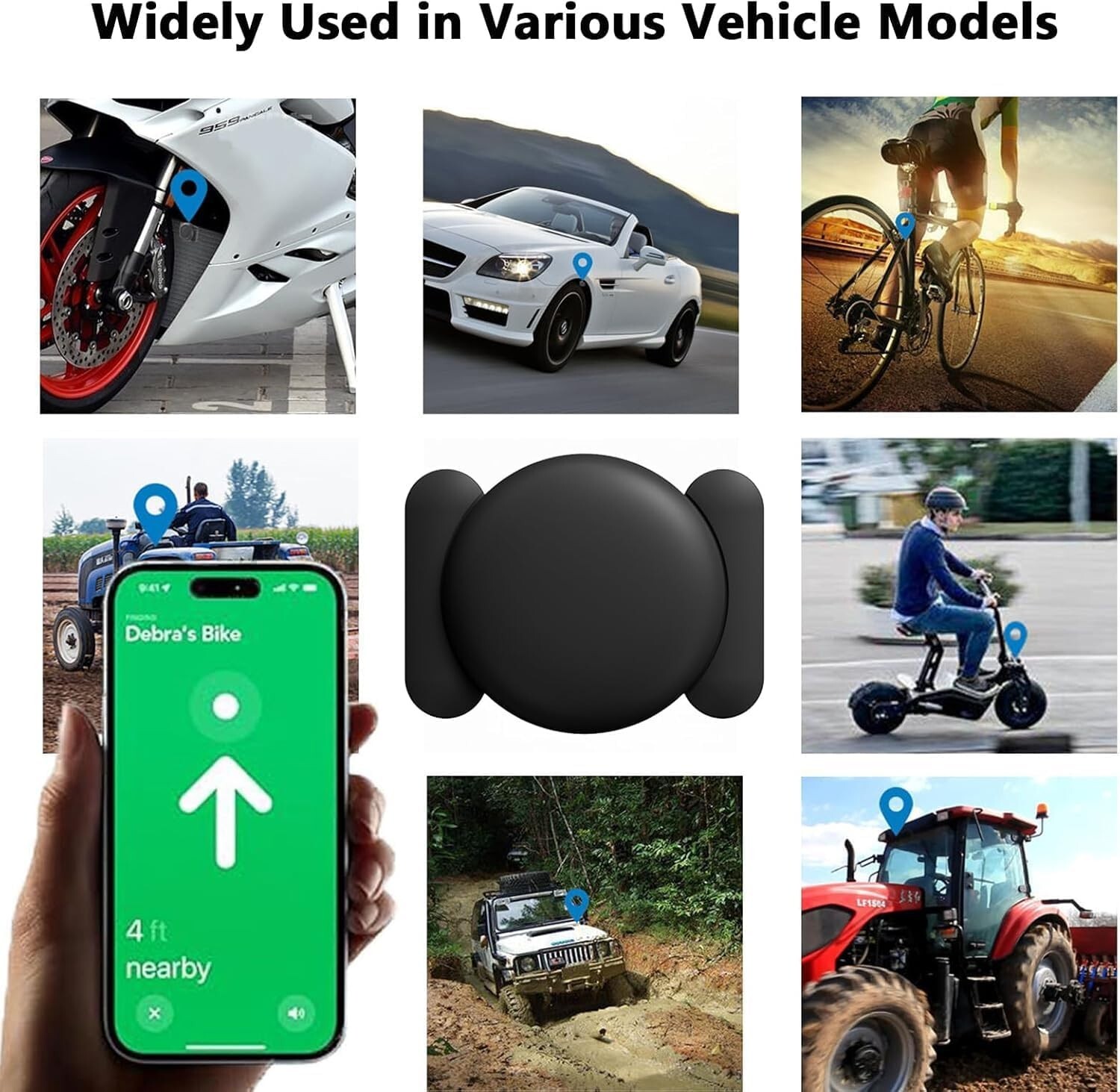 Tracker Device for Vehicles,Mini Hidden Car with Magnetic Case,Real...