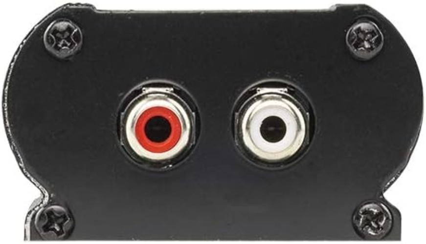 Professional RCA Noise Filter for Car Audio Systems, Eliminates Hum Noise